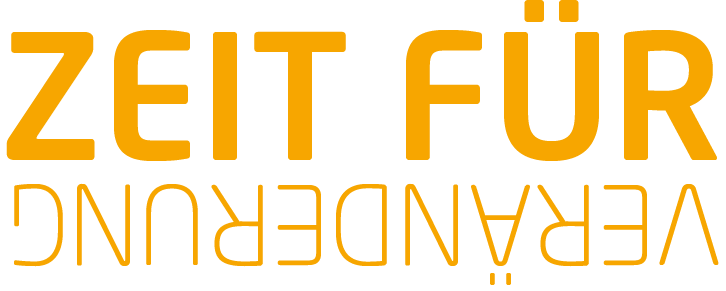 Zeit für Veränderung Orange Logo
